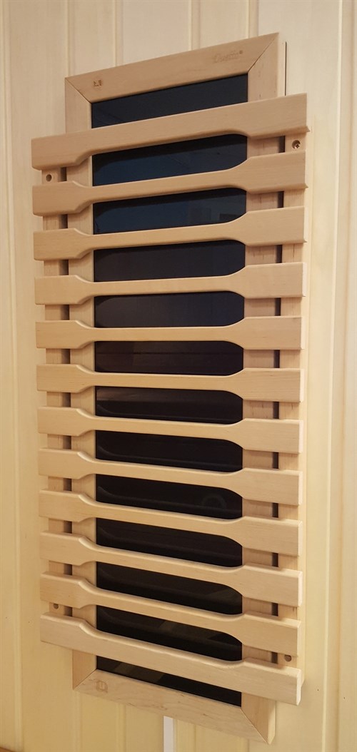 Ryggstöd rak för infrapanel, i al.