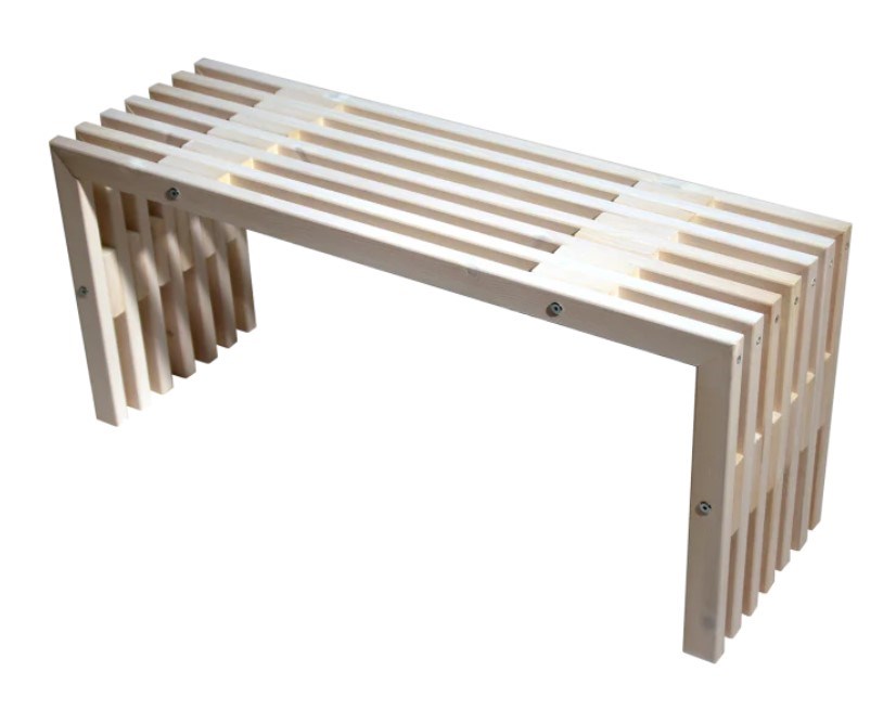 Bastubänk D-bench white