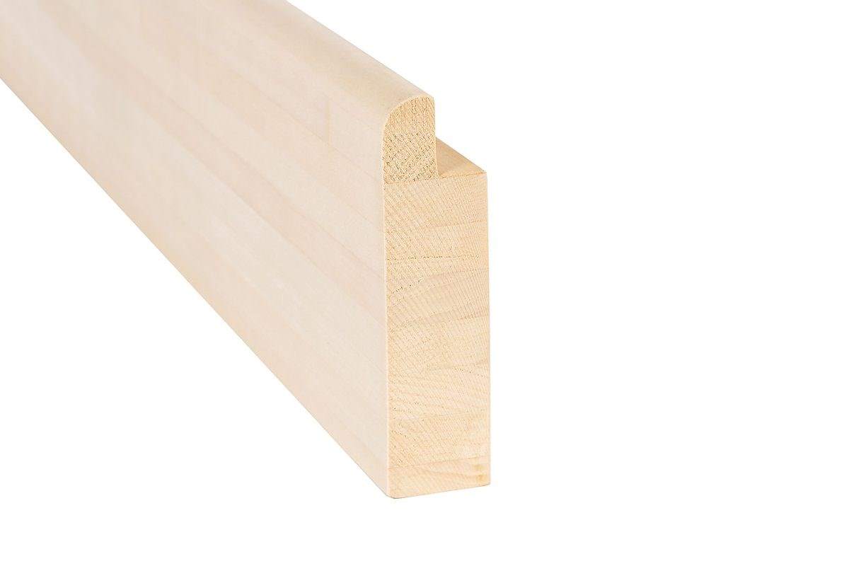 Framkant Bastulave Asp. 40x140. 2,4m. Exklusivserien