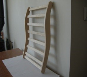 Ryggstöd Al till Infra 510x400mm
