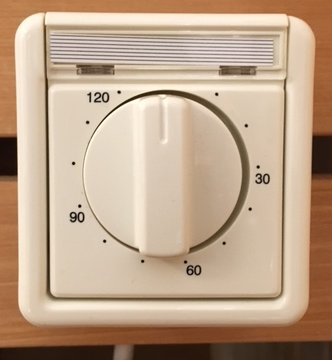 Tidur för infraelement, 120 min.